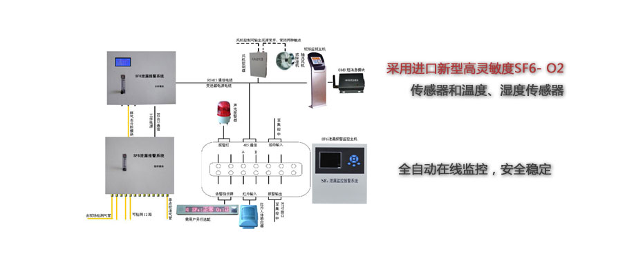 BO8000C SF6-O2在線泄漏監(jiān)控報警系統(tǒng)